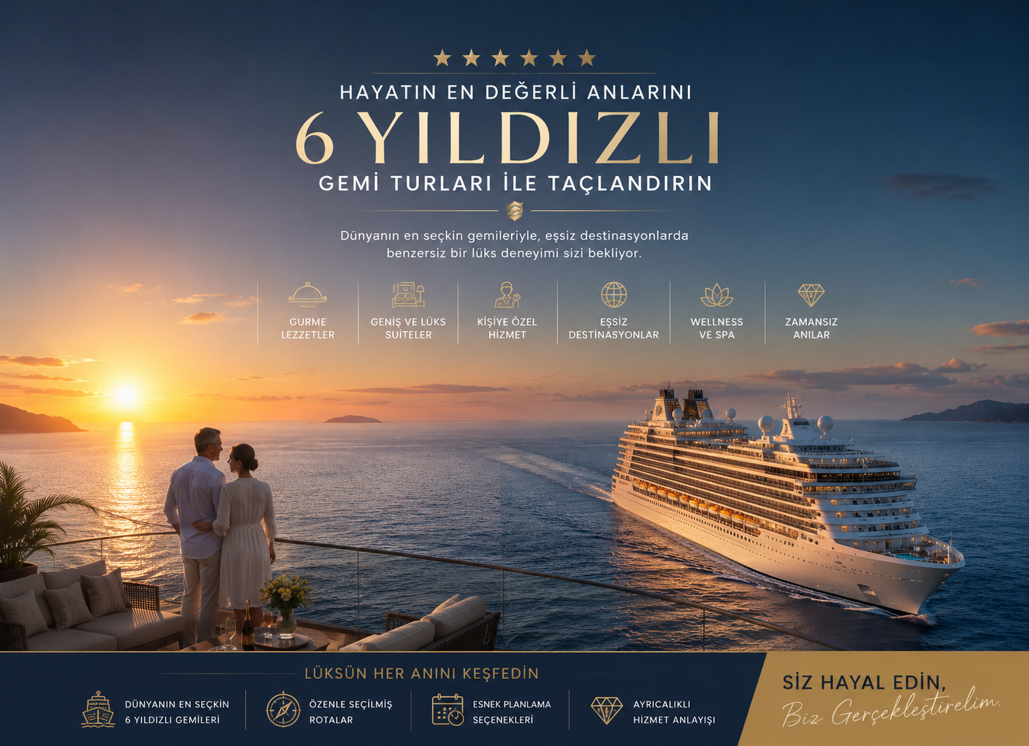 6 Yıldızlı Ultra Lüks Turlar